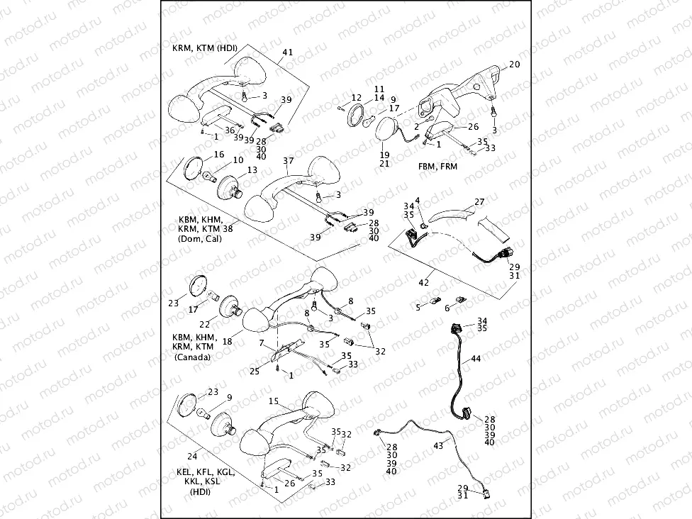 TAIL LAMP AND TURN SIGNALS, REAR (1 OF 2)