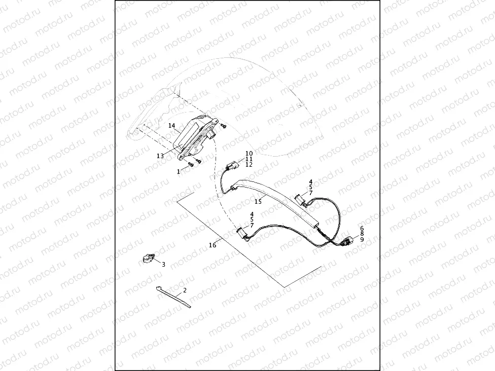 TAIL LAMP (DOMESTIC) & TURN SIGNALS, REAR