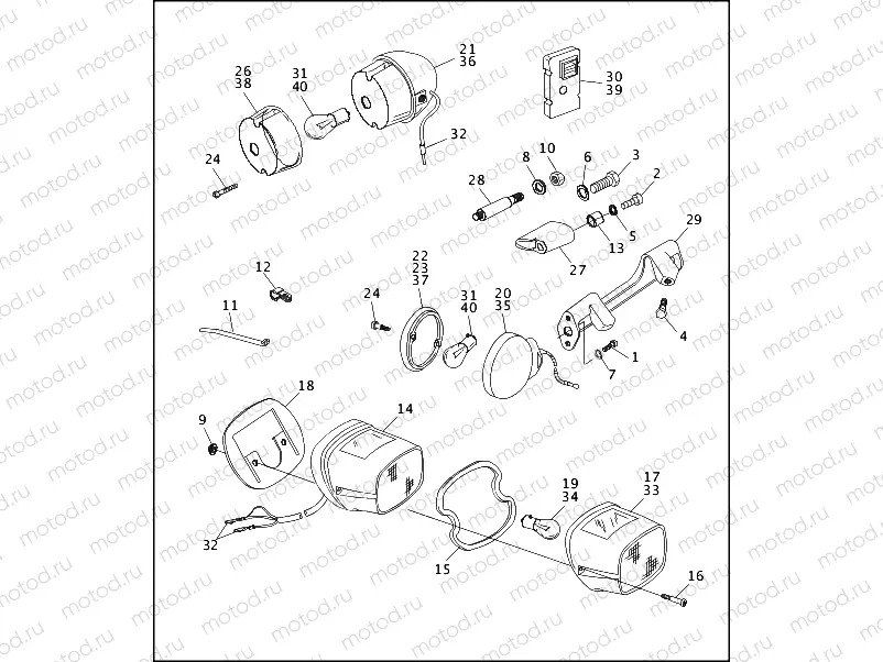 TAIL LAMP & REAR TURN SIGNALS (1 OF 2)