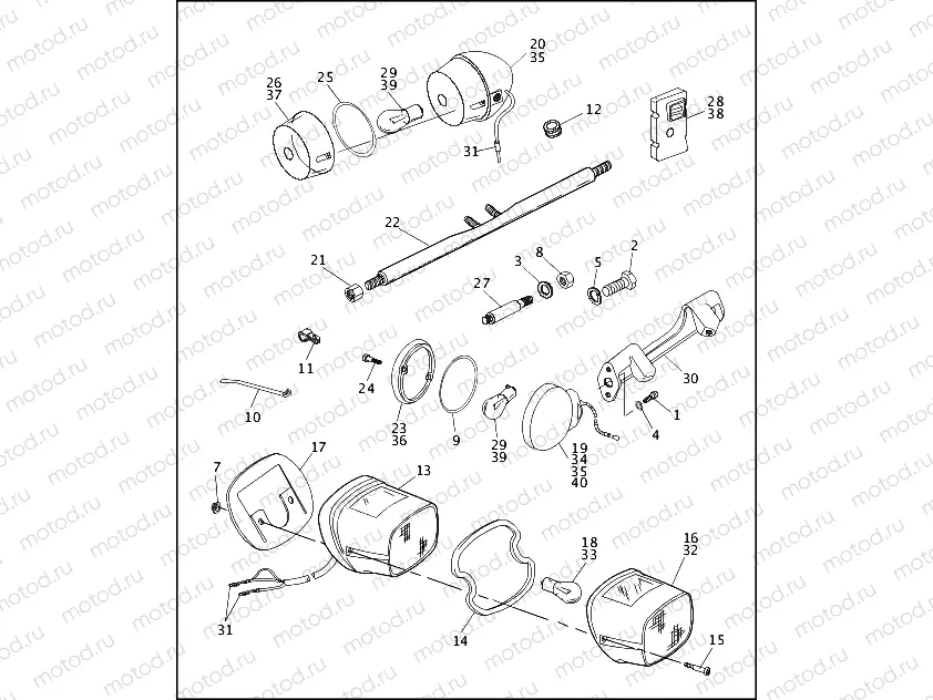 TAIL LAMP & REAR TURN SIGNALS (2 OF 2)