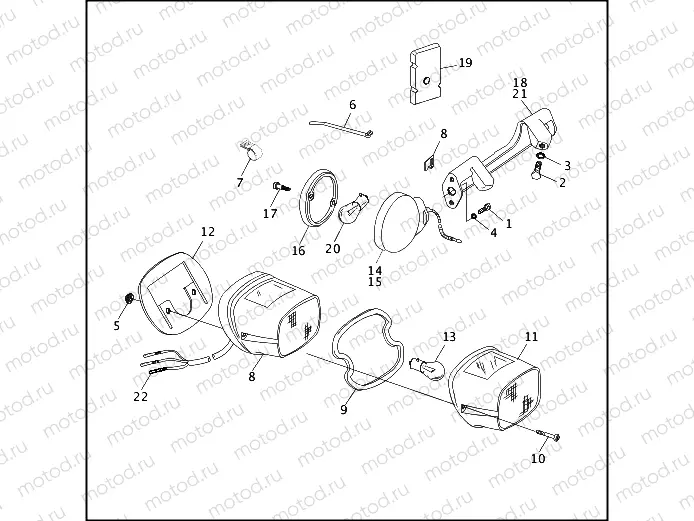 TAIL LAMP & REAR TURN SIGNALS