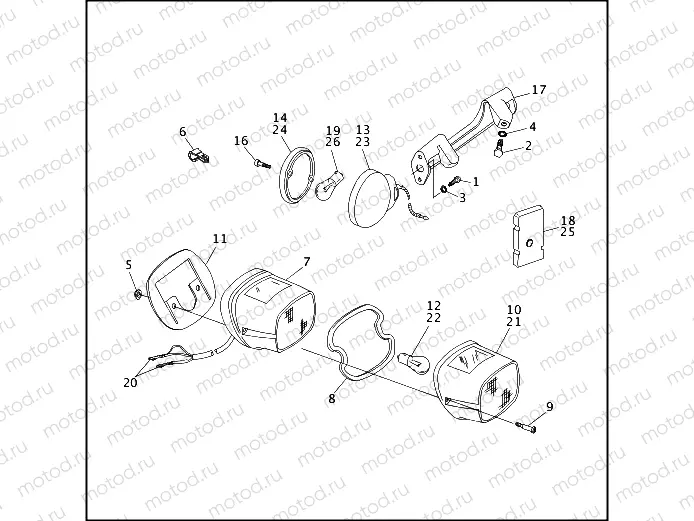 TAIL LAMP & REAR TURN SIGNALS