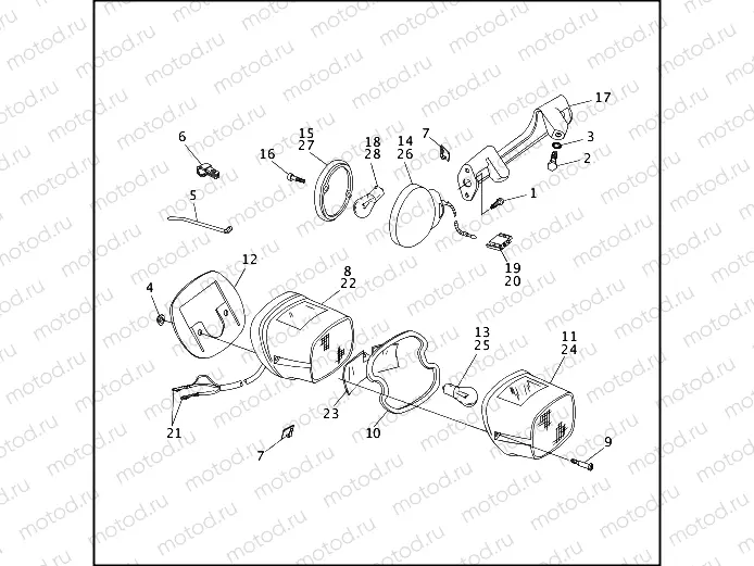 TAIL LAMP & REAR TURN SIGNALS
