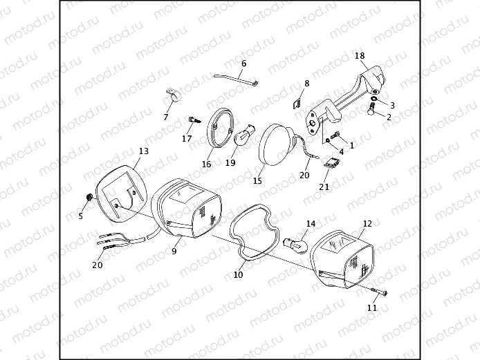 TAIL LAMP & REAR TURN SIGNALS