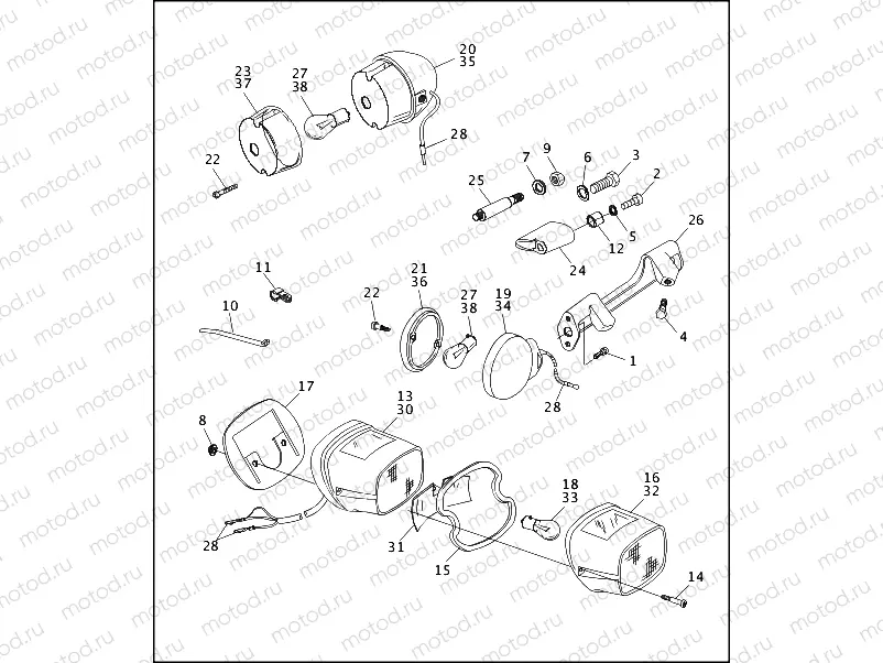 TAIL LAMP & REAR TURN SIGNALS