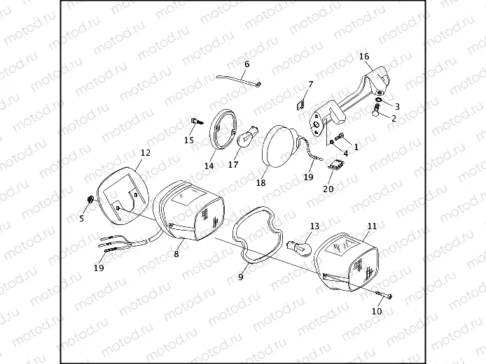 TAIL LAMP & REAR TURN SIGNALS