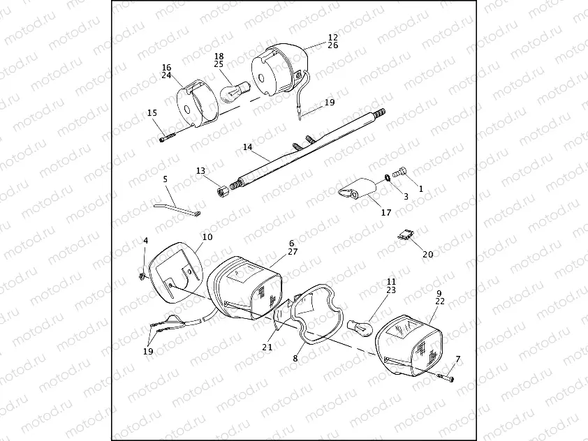 TAIL LAMP & REAR TURN SIGNALS
