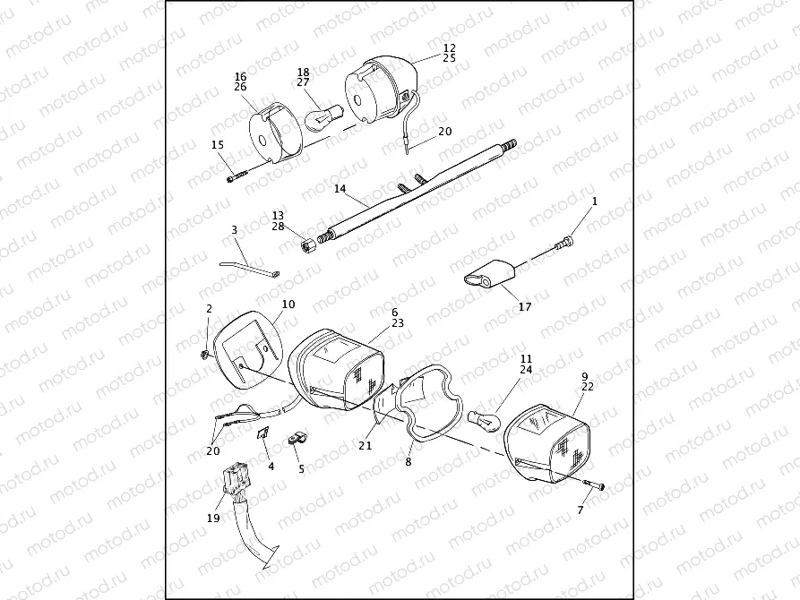 TAIL LAMP & REAR TURN SIGNALS