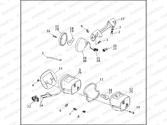 TAIL LAMP & REAR TURN SIGNALS