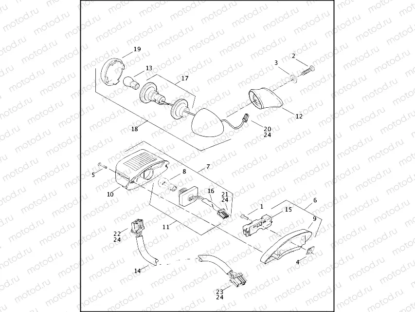 TAIL LAMP & REAR TURN SIGNALS