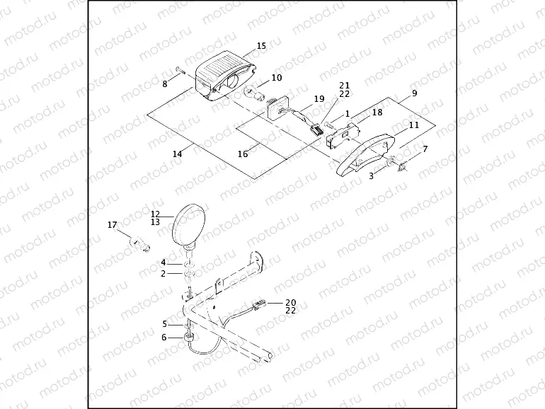 TAIL LAMP & REAR TURN SIGNALS