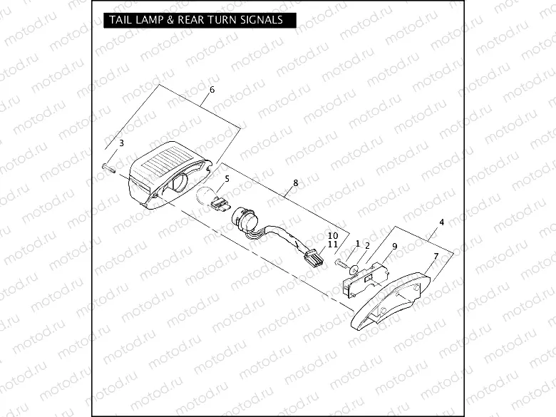 TAIL LAMP & REAR TURN SIGNALS
