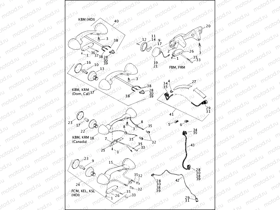 TAIL LAMP & TURN SIGNALS, REAR (1 OF 2)