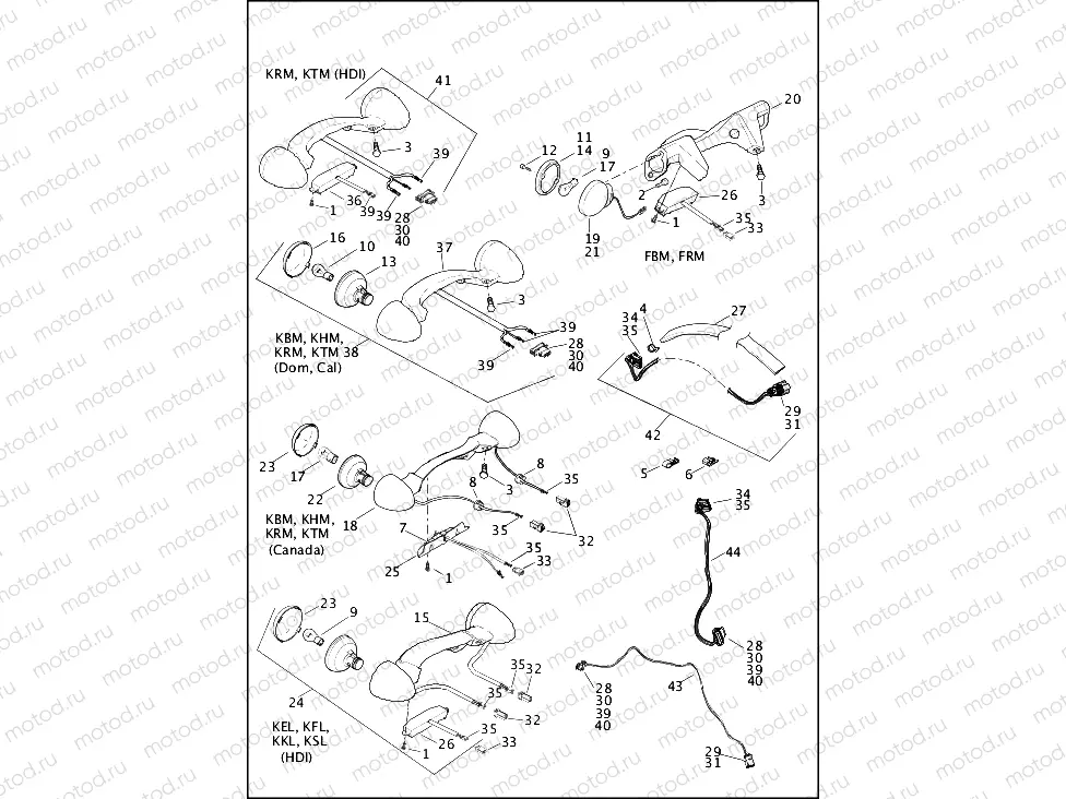 TAIL LAMP & TURN SIGNALS, REAR (1 OF 2)