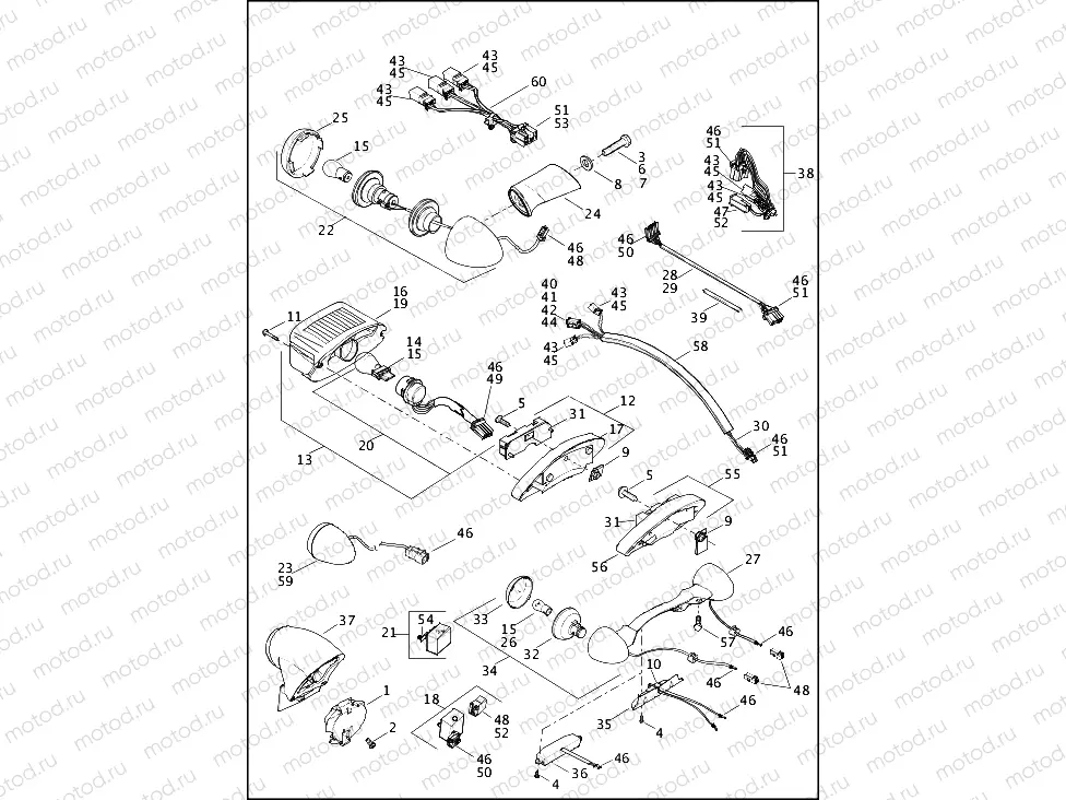 TAIL LAMP & TURN SIGNALS, REAR (2 OF 2)