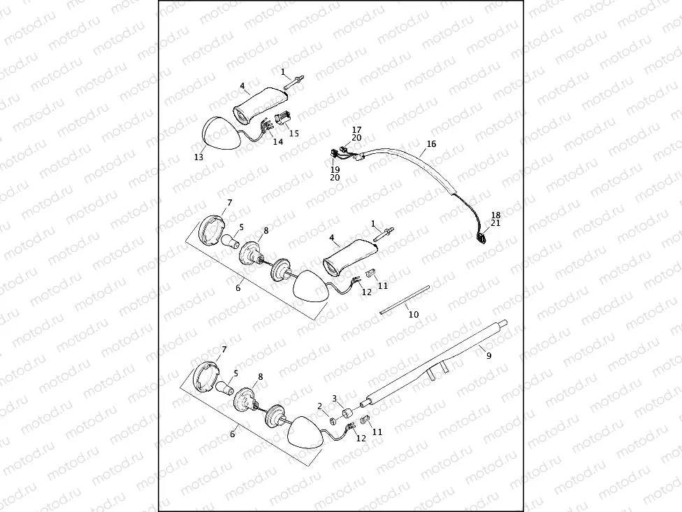 TAIL LAMPS & TURN SIGNALS, REAR