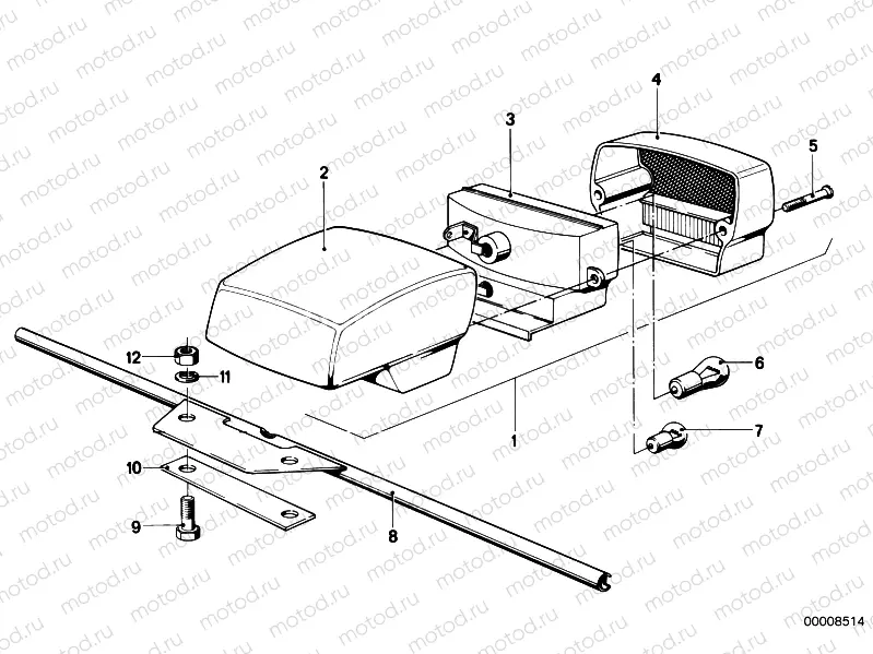 Tail light parts