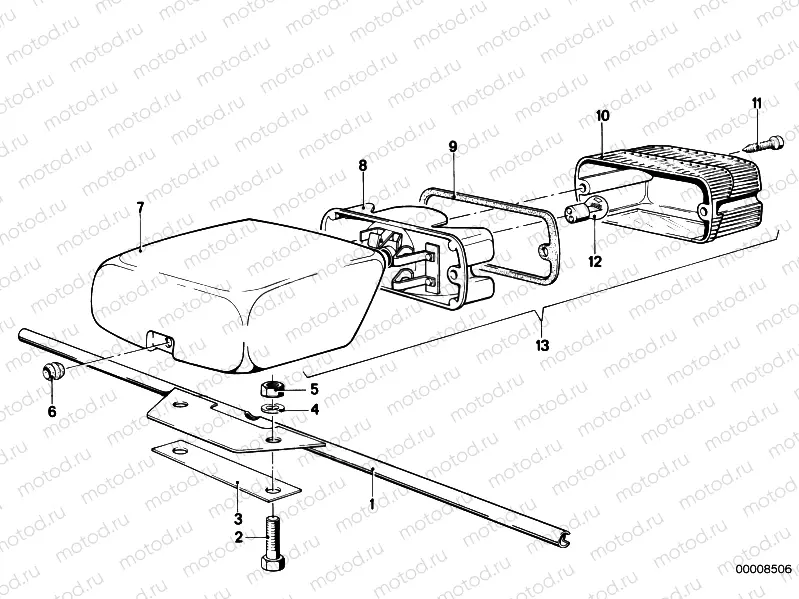 Tail light parts