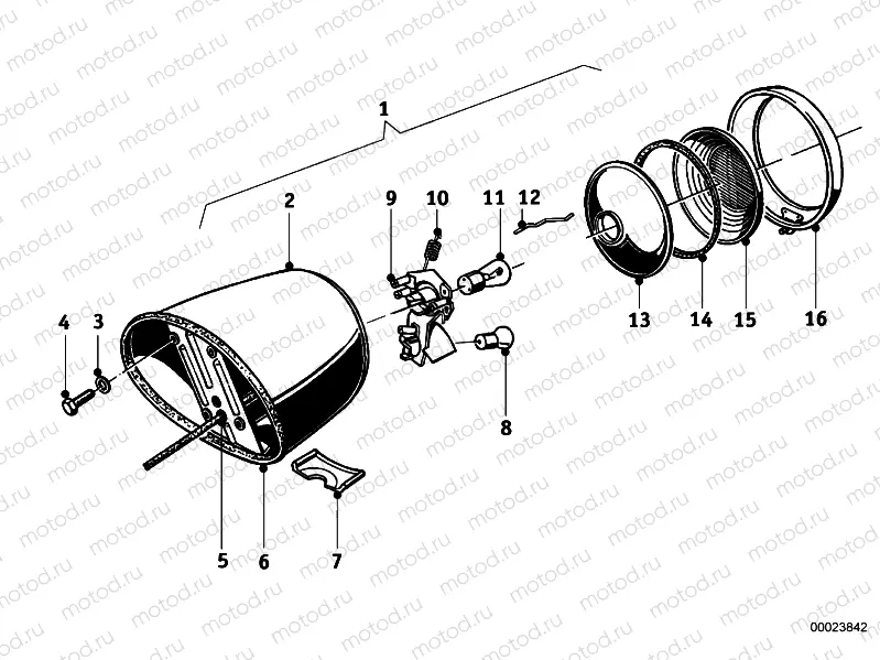 Tail light parts