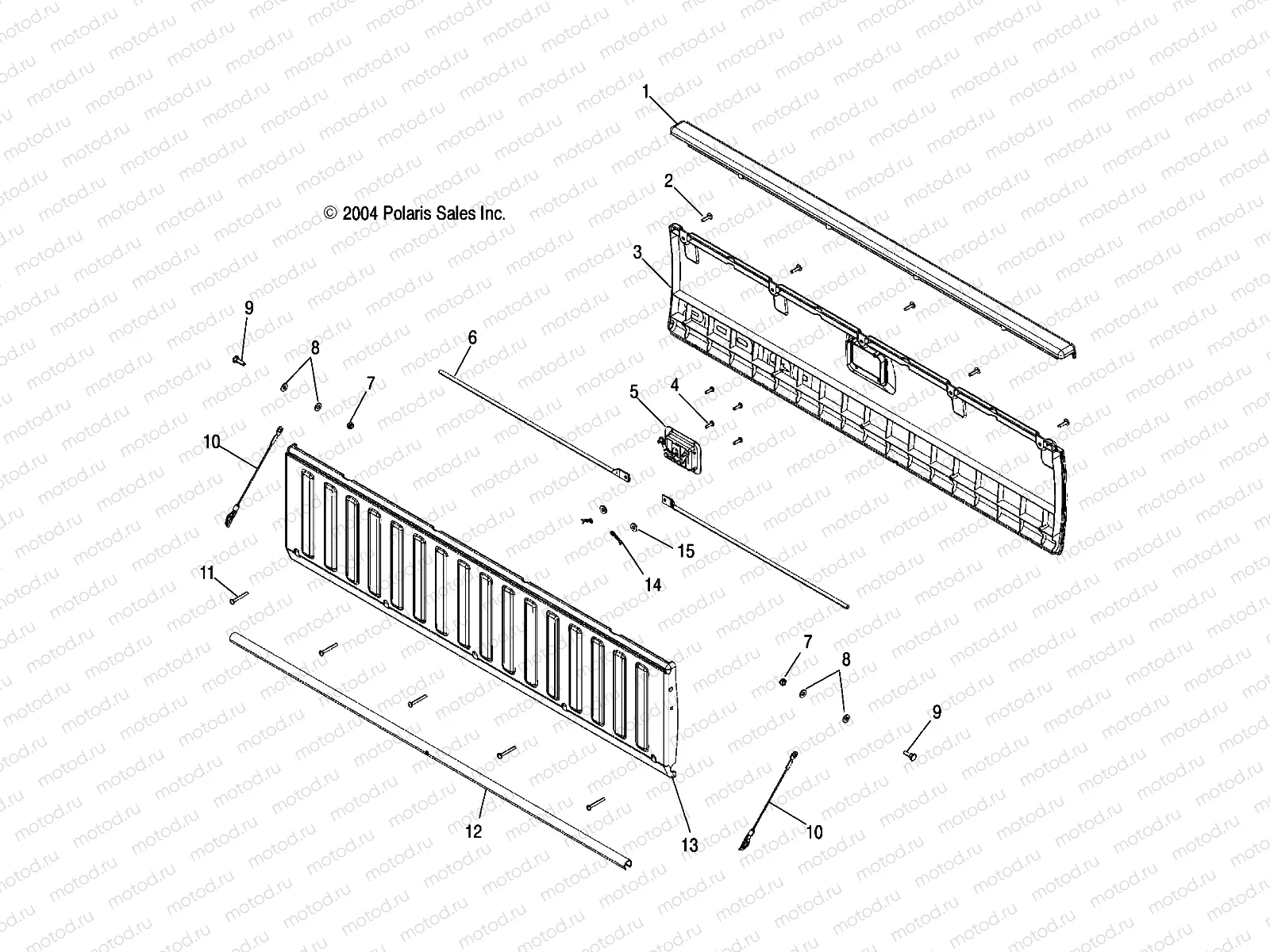TAILGATE - R05RB63AA (4998179817A11) | TAILGATE - R05RB63AA (4998179817A11)