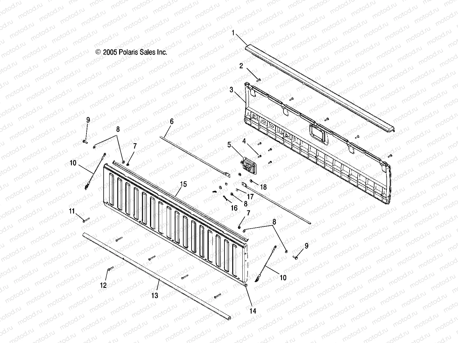 TAILGATE - R06RB63AA (4999202159920215A10) | TAILGATE - R06RB63AA (4999202159920215A10)