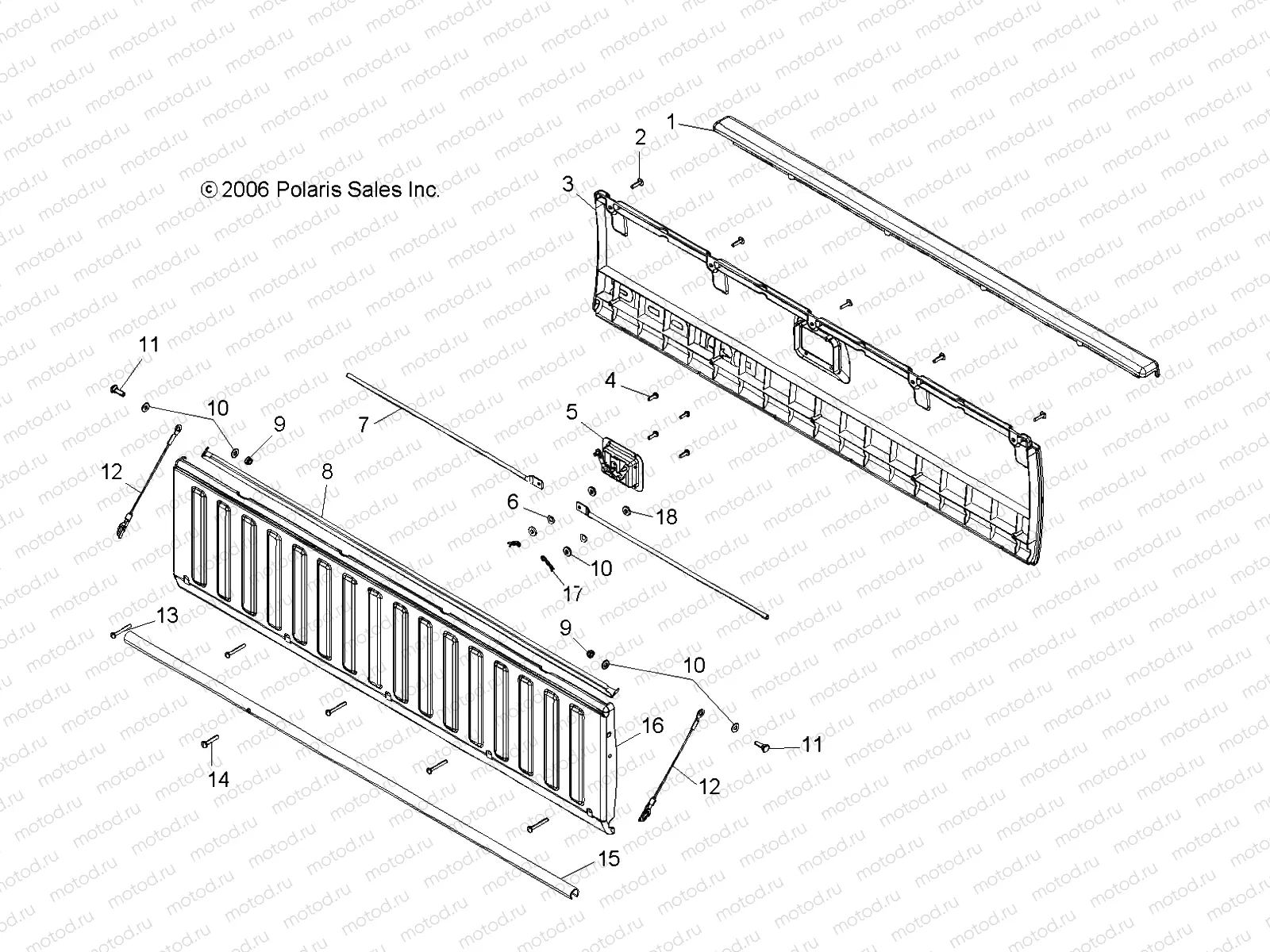 TAILGATE - R07RF68AD/AF (4999203249920324A12) | TAILGATE - R07RF68AD/AF (4999203249920324A12)