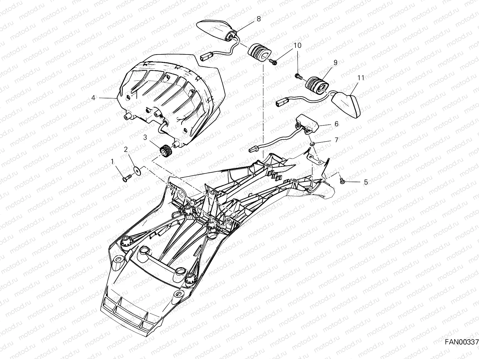 TAILLIGHT [MOD:MS1260PP;XST:AUS,BLG,EUR,JAP,ROK]