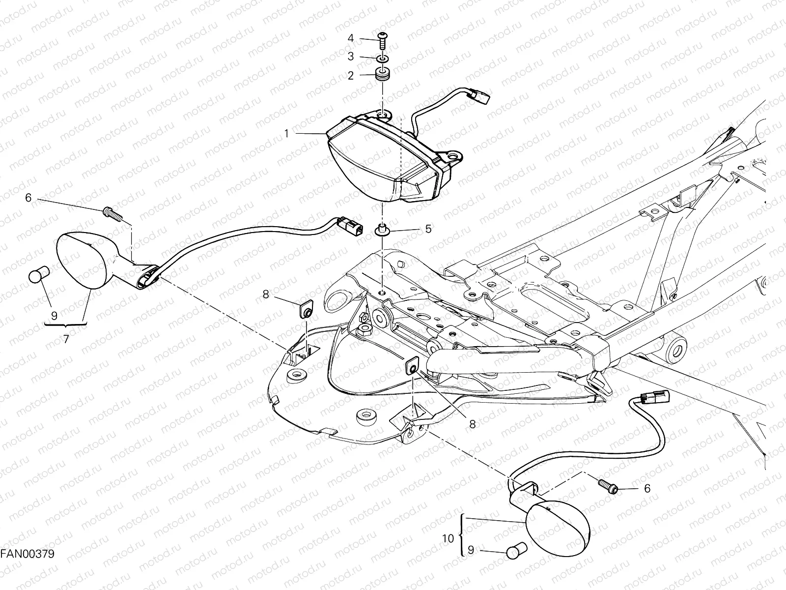 TAILLIGHT [MOD:SCR800DK;XST:EUR,GSO,ROK,TWN]