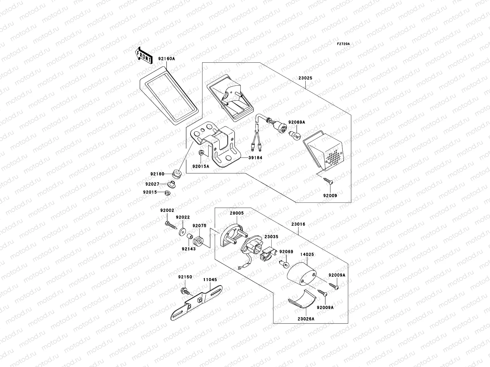 Taillight(s)@(JKALXEC1 SA021310-)