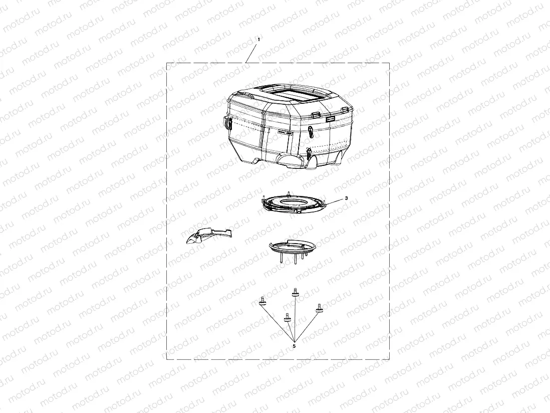 Tank Bag Kit, Q/R, 15-18L