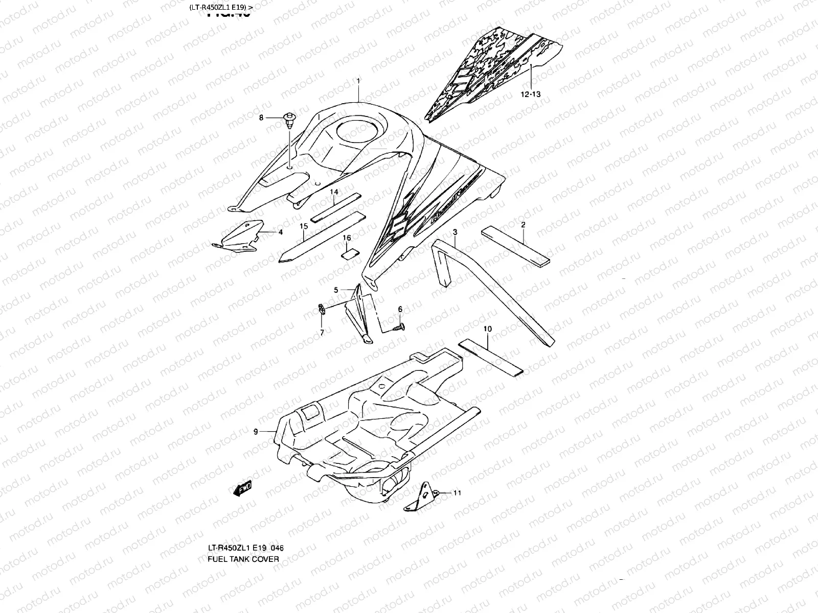 TANK PANEL (LT-R450ZL1 E19)
