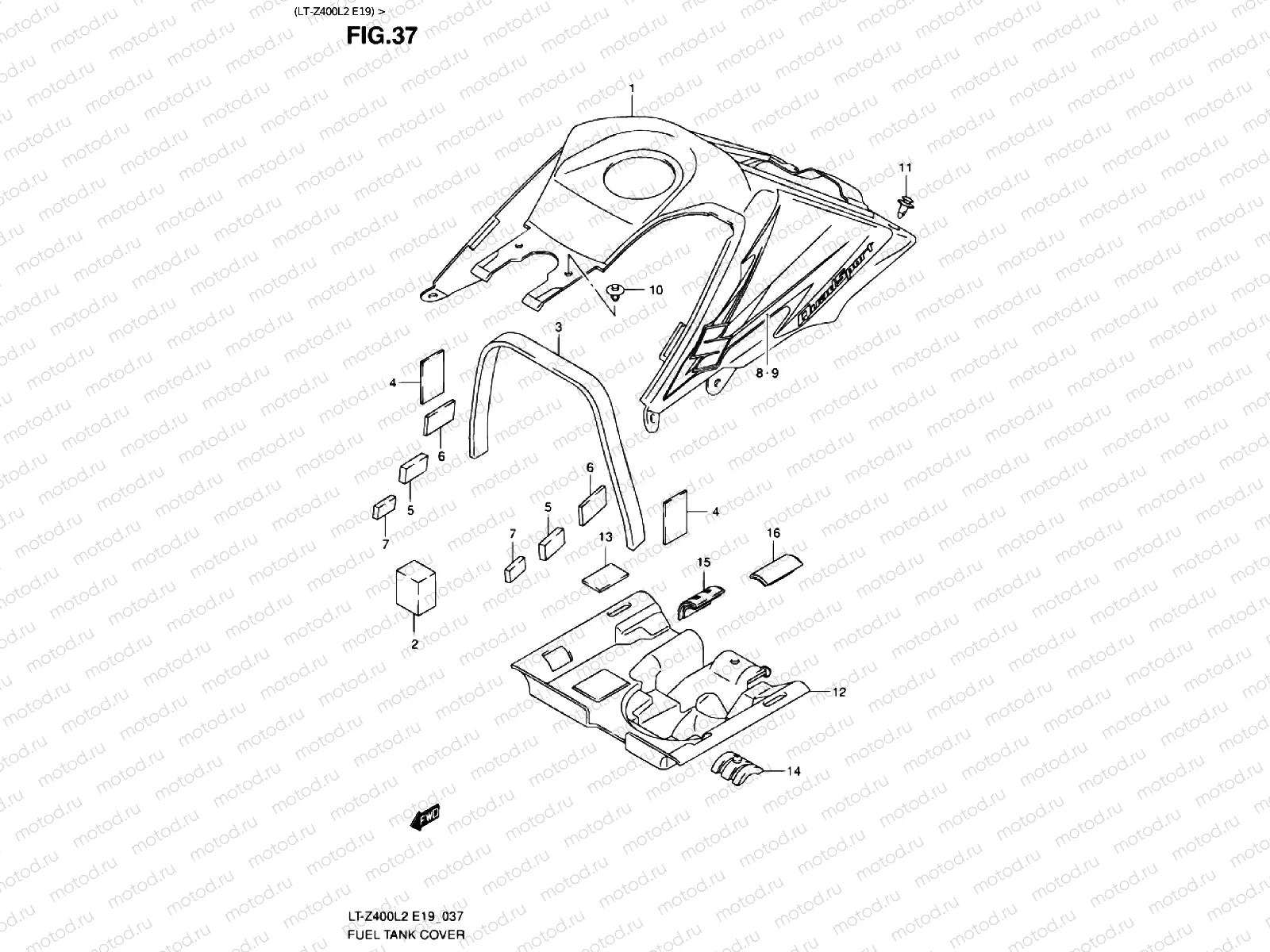 TANK PANEL (LT-Z400L2 E19)