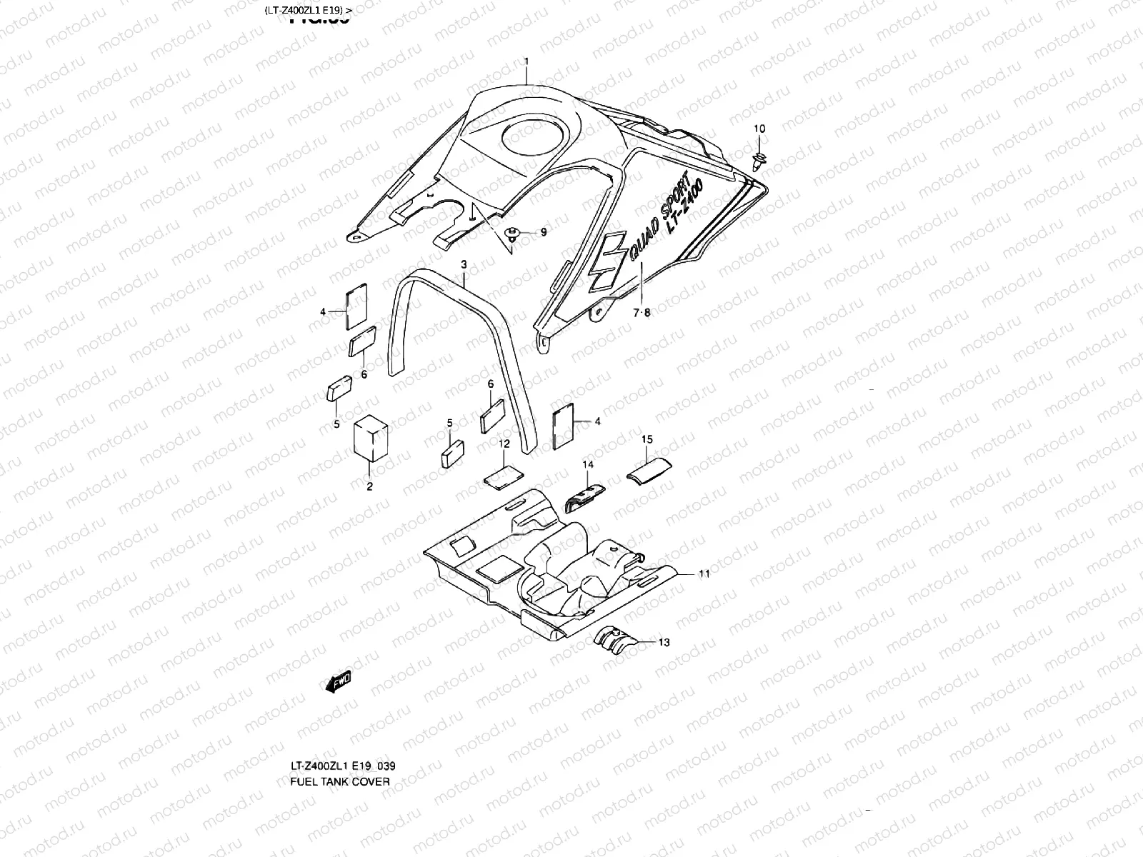 TANK PANEL (LT-Z400ZL1 E19)