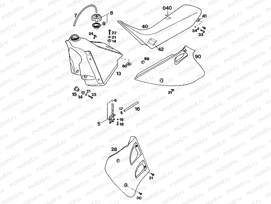 TANK, SEAT
