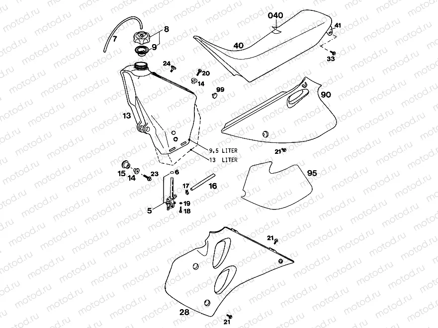 TANK, SEAT