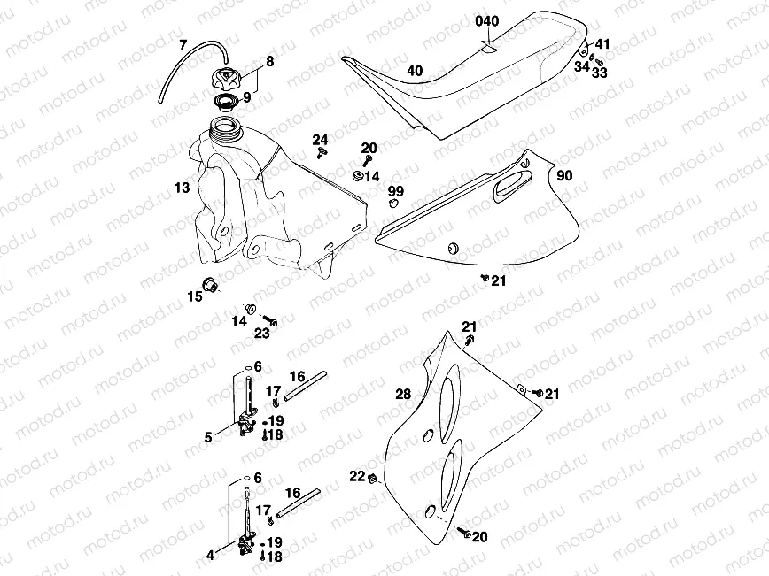 TANK, SEAT