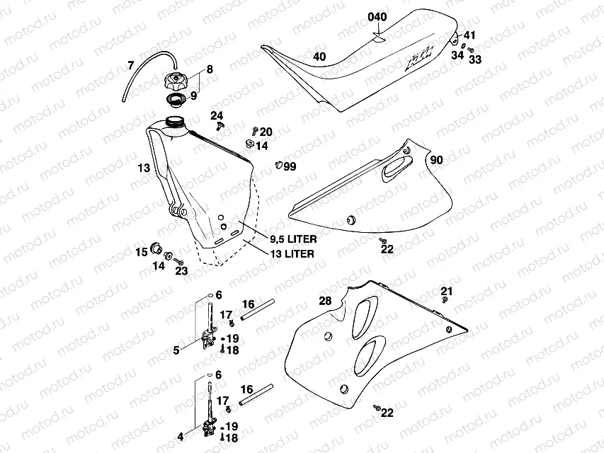 TANK, SEAT