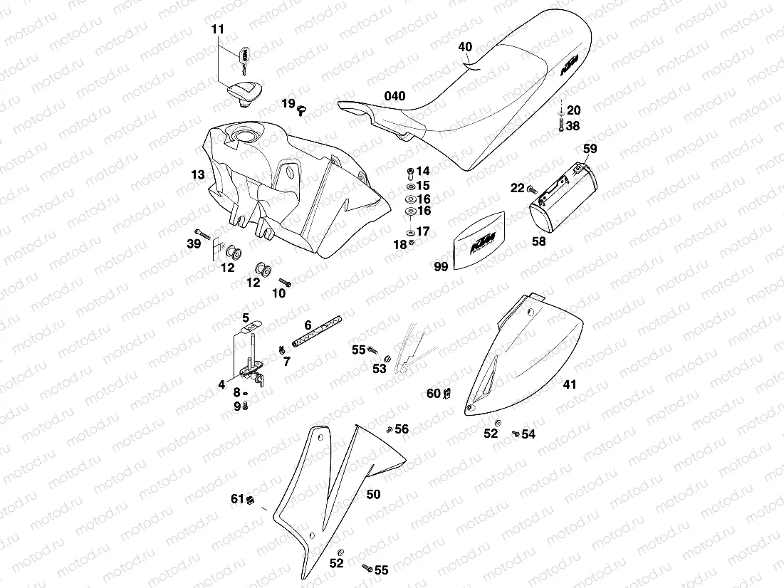 TANK, SEAT