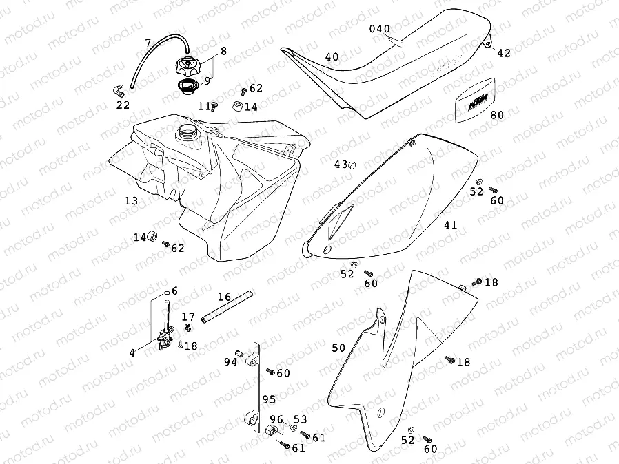 TANK, SEAT