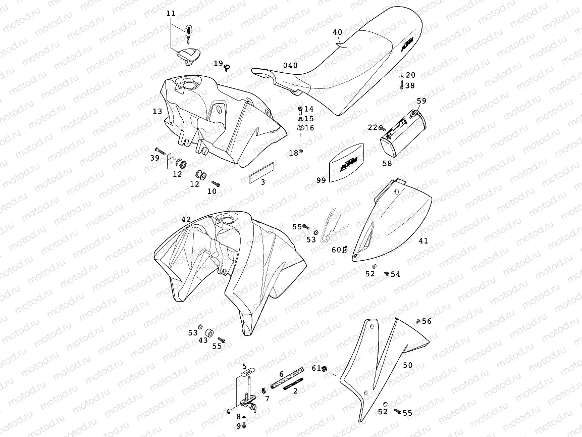 TANK, SEAT