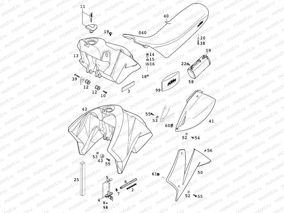 TANK, SEAT