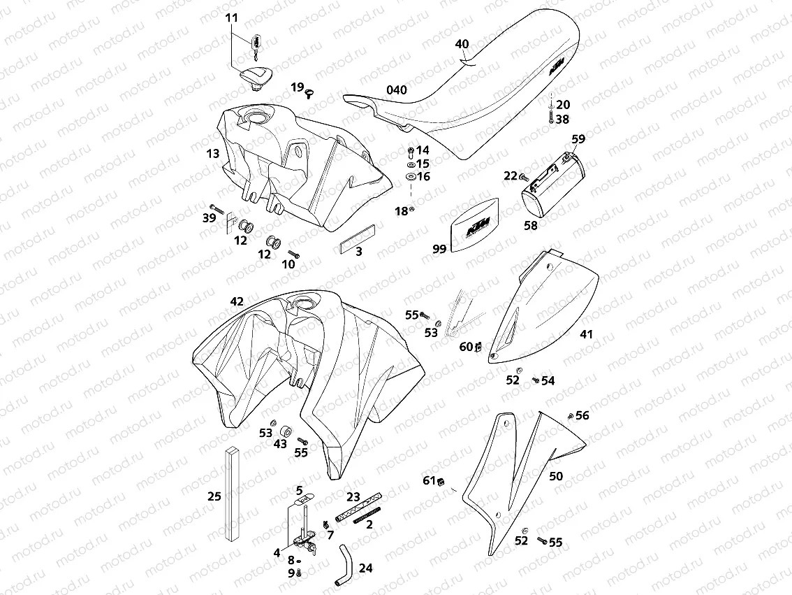 TANK, SEAT