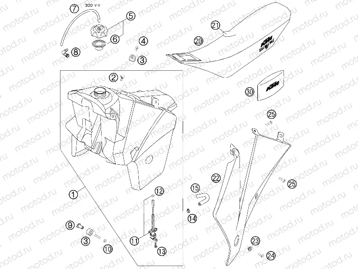 TANK, SEAT
