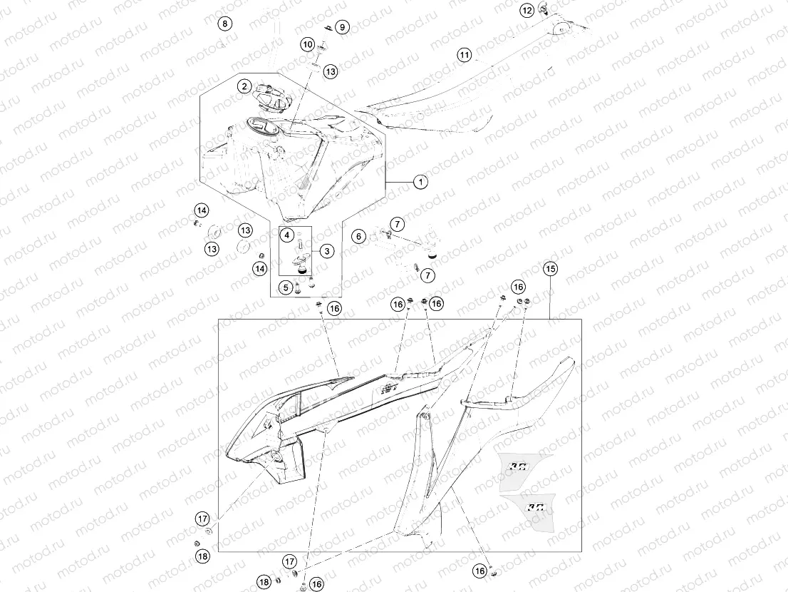 TANK, SEAT