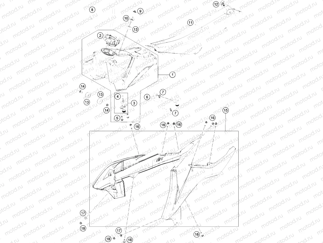 TANK, SEAT
