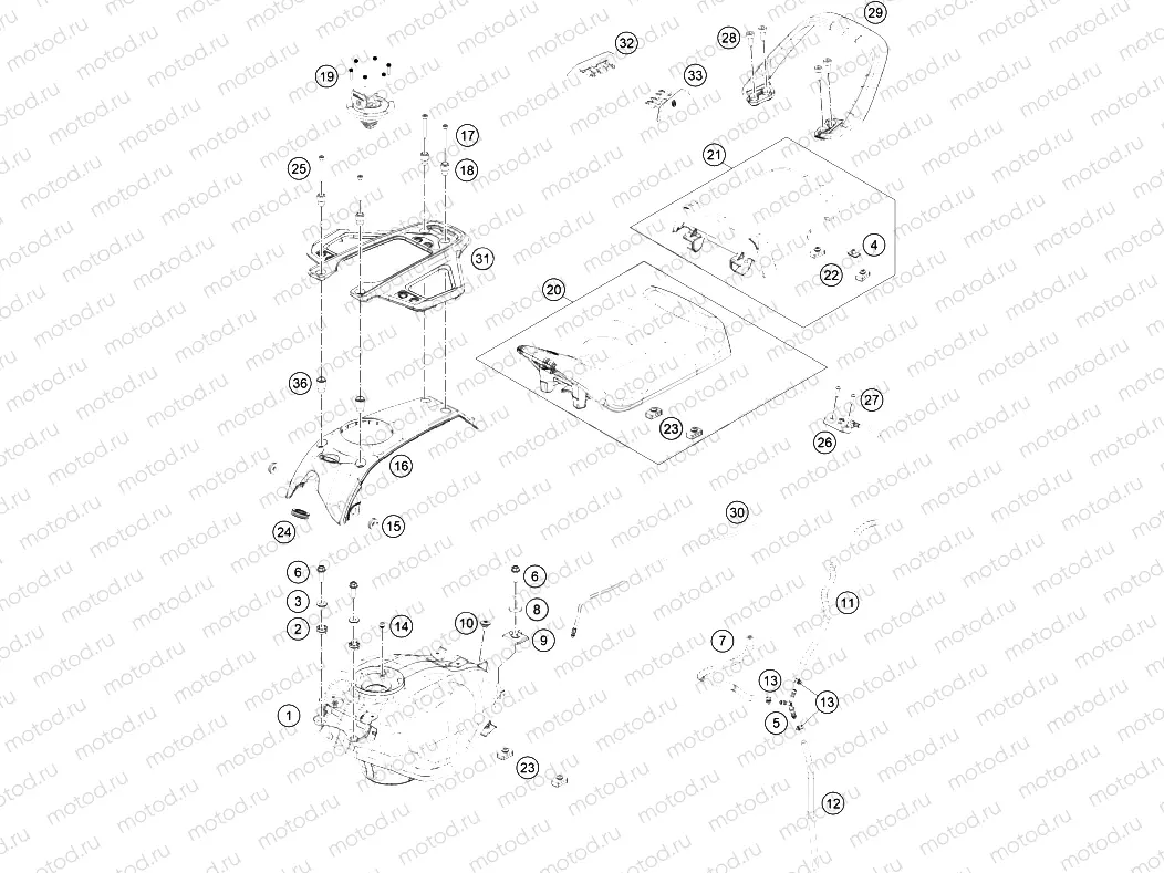TANK, SEAT|Frame|07