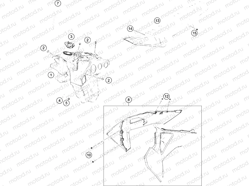 TANK, SEAT|Frame|07