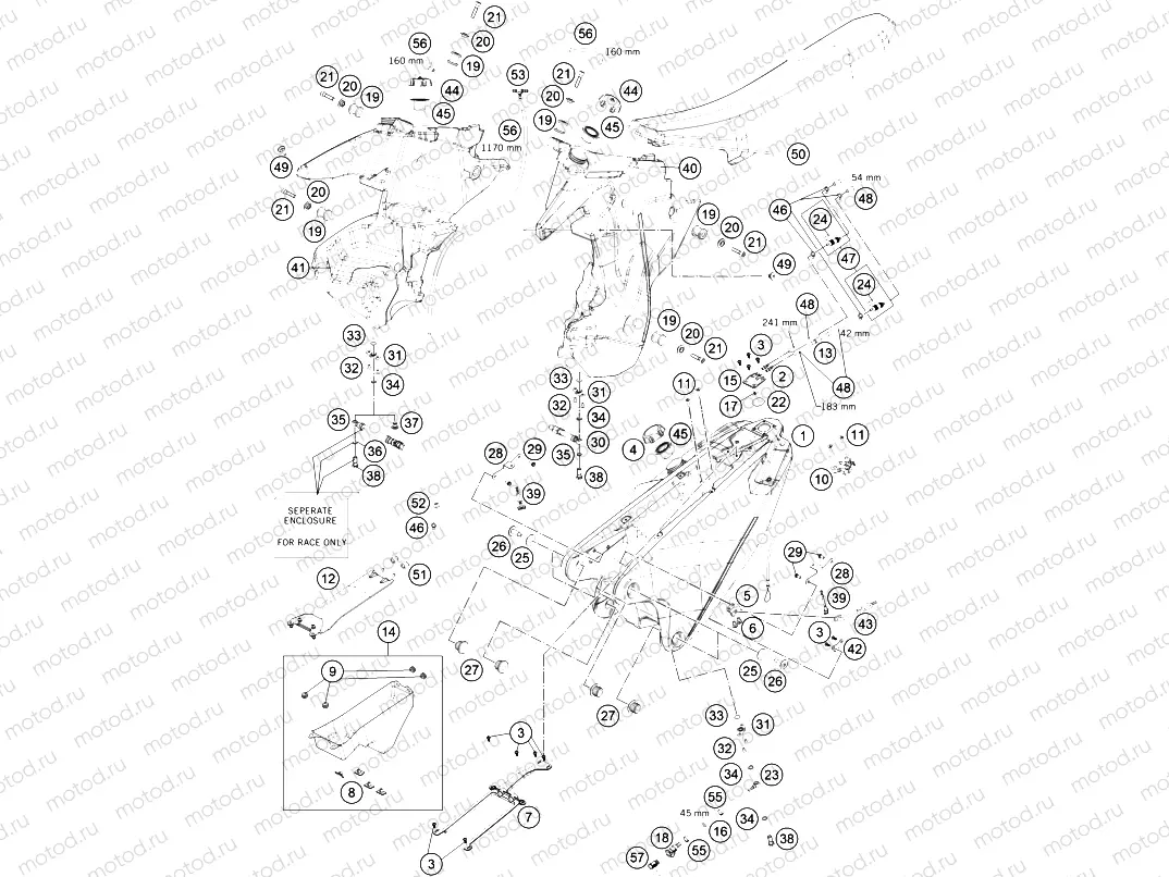 TANK, SEAT|Frame|07