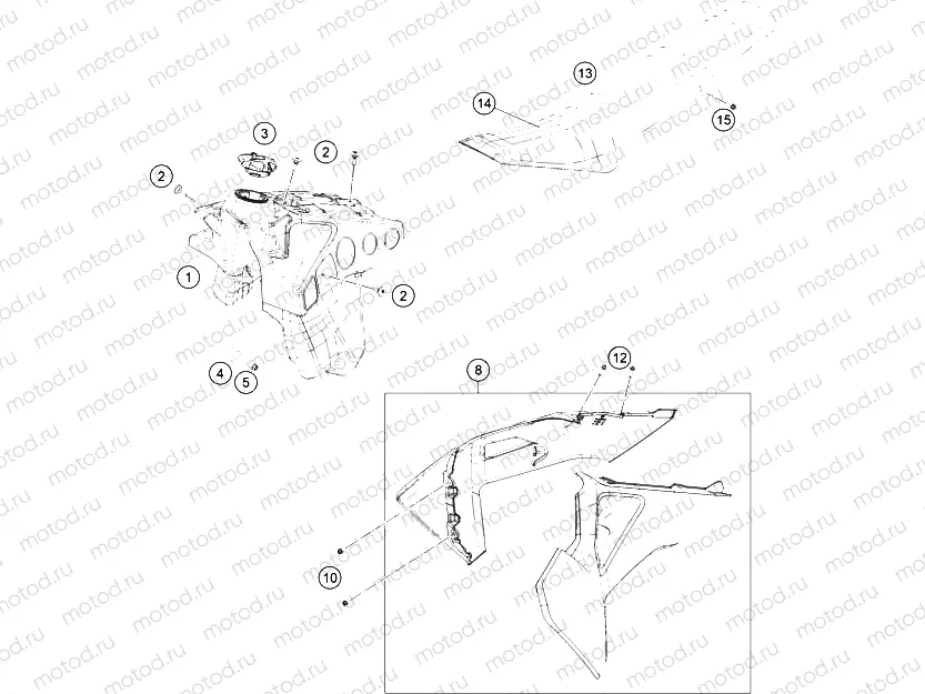 TANK, SEAT|Frame|07