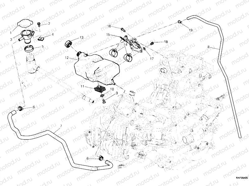 TANK, WATER RESERVOIR » COOLING SYSTEM
